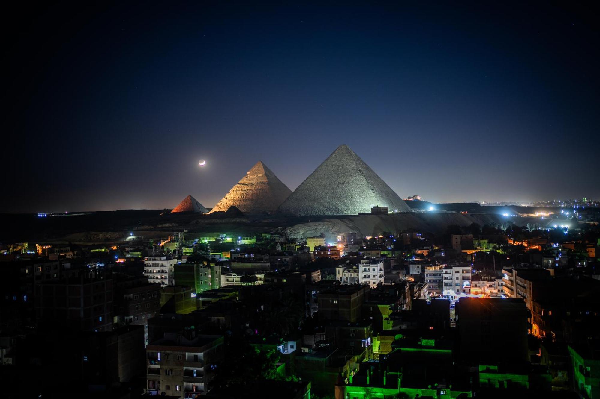 Oscar Pyramids View Hotel Nazlet el-Sîsi Exterior foto
