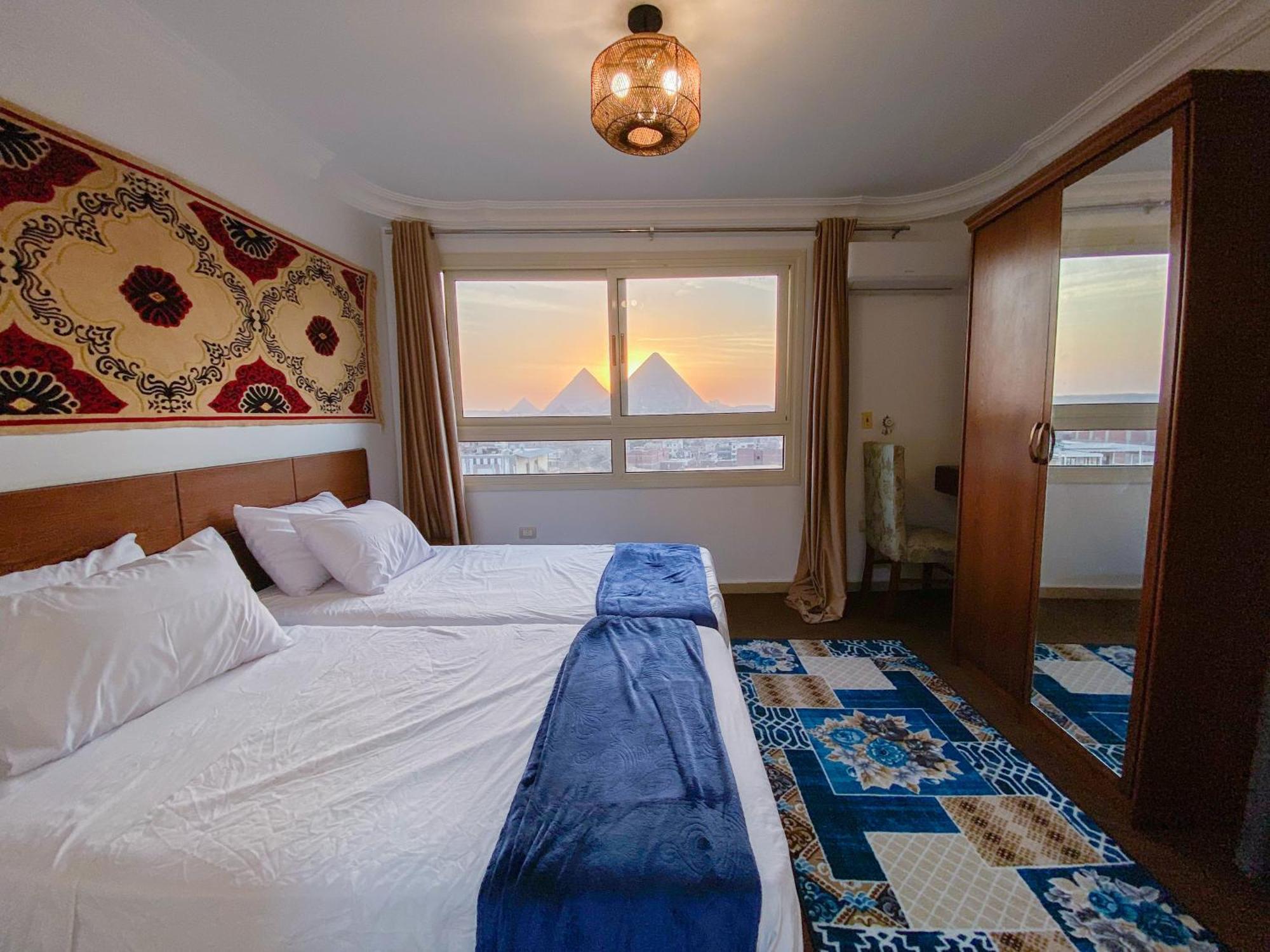 Oscar Pyramids View Hotel Nazlet el-Sîsi Exterior foto