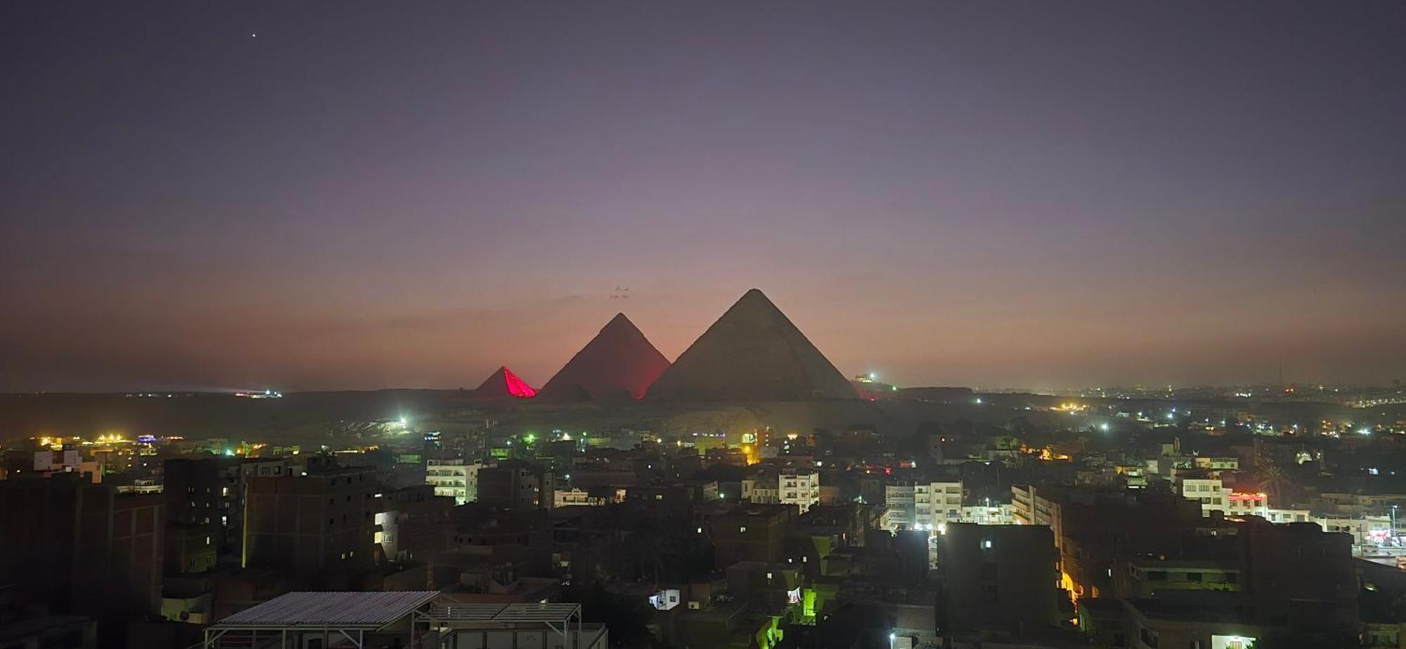 Oscar Pyramids View Hotel Nazlet el-Sîsi Exterior foto