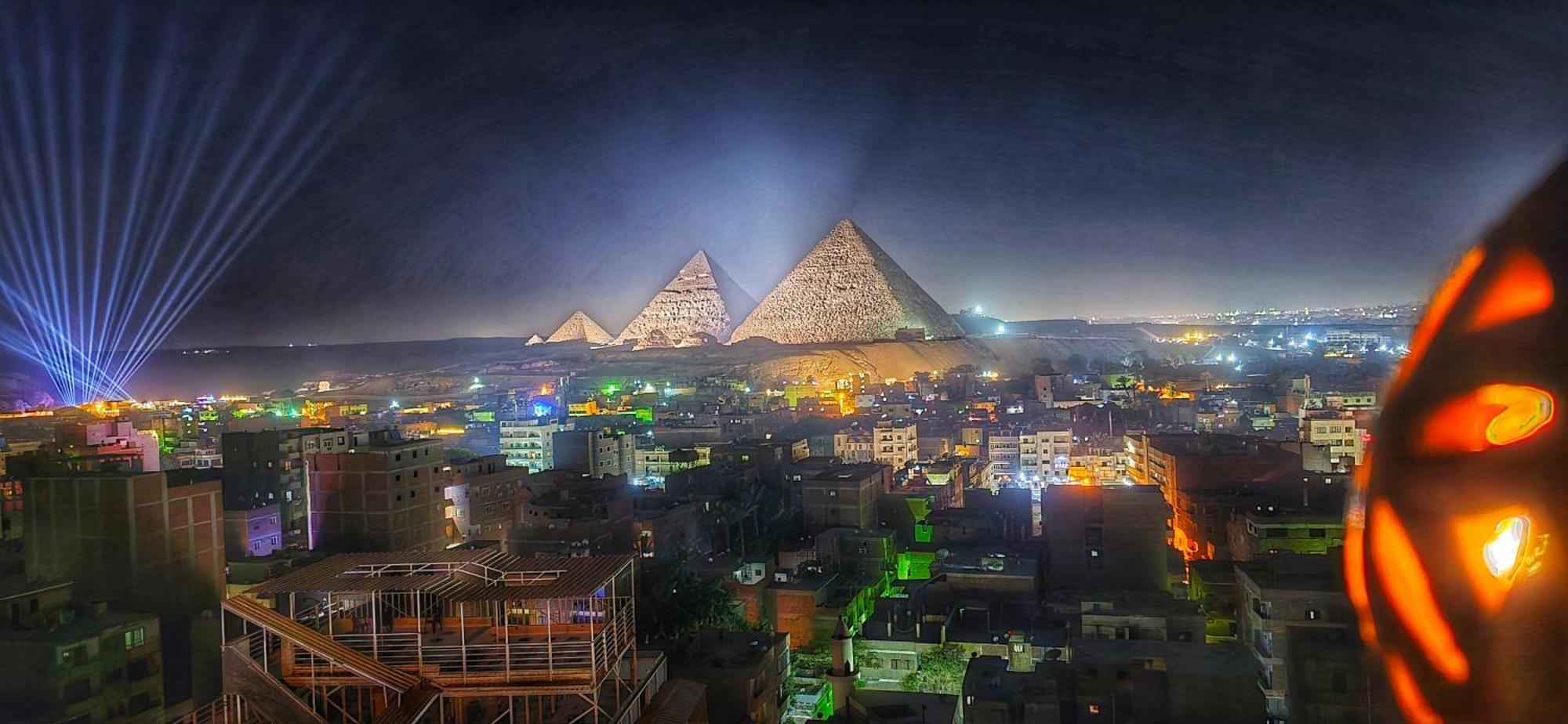 Oscar Pyramids View Hotel Nazlet el-Sîsi Exterior foto